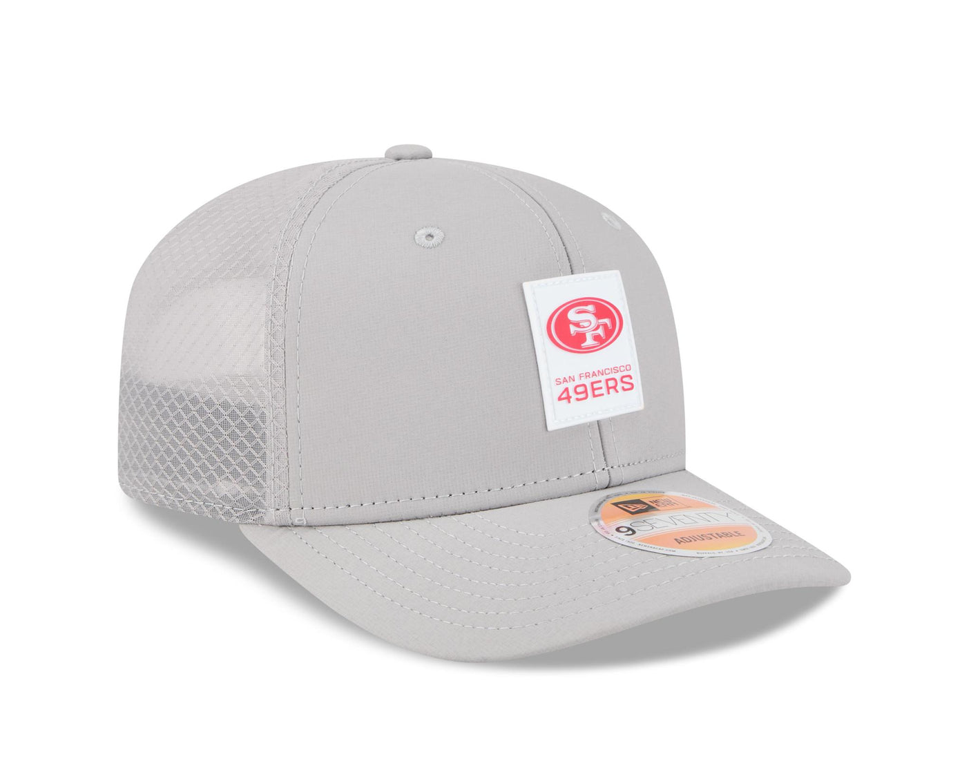 49ers 2025 New Era Men's 9SEVENTY Trucker Sideline Hat
