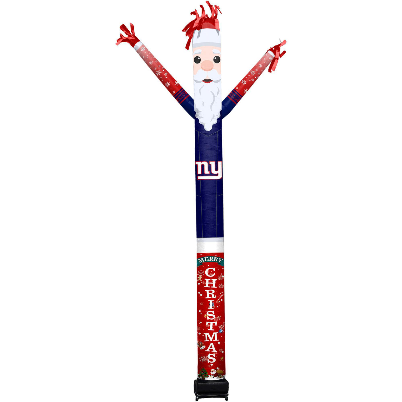 Giants Team Pride Inflatable Crazy Christmas Santa Sports Fan