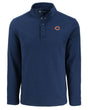 Bears Cutter and Buck Men's Black Hunts Point Eco Fleece Snap Pullover