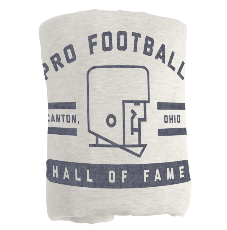Hall of Fame Old Logo Sweatshirt Blanket