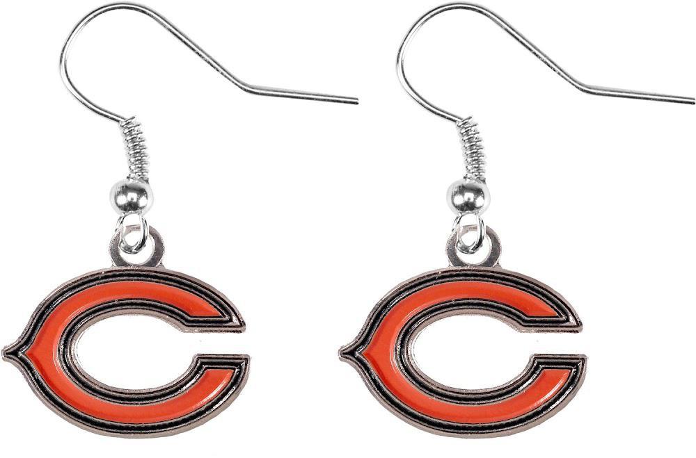 Bears Logo Dangler Earrings Pro Football Hall of Fame