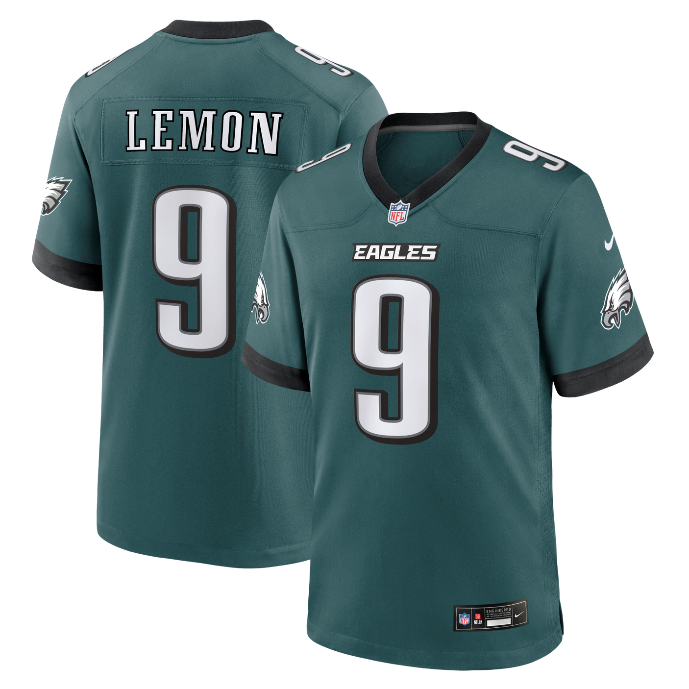Eagles Makai Lemon Nike Men's Game Jersey