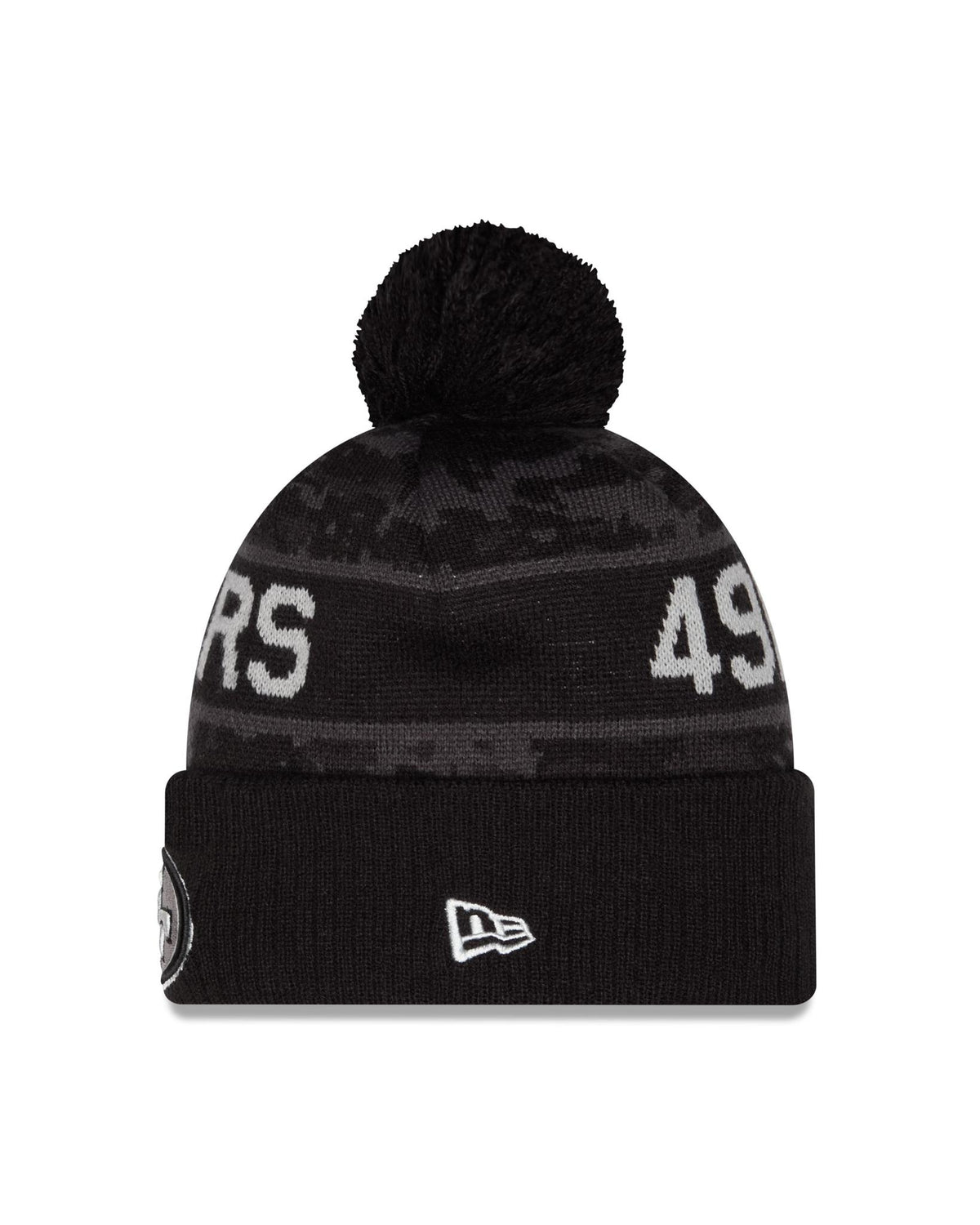 49ers 2026 New Era Men's Salute to Service Knit Pro Football Hall of Fame