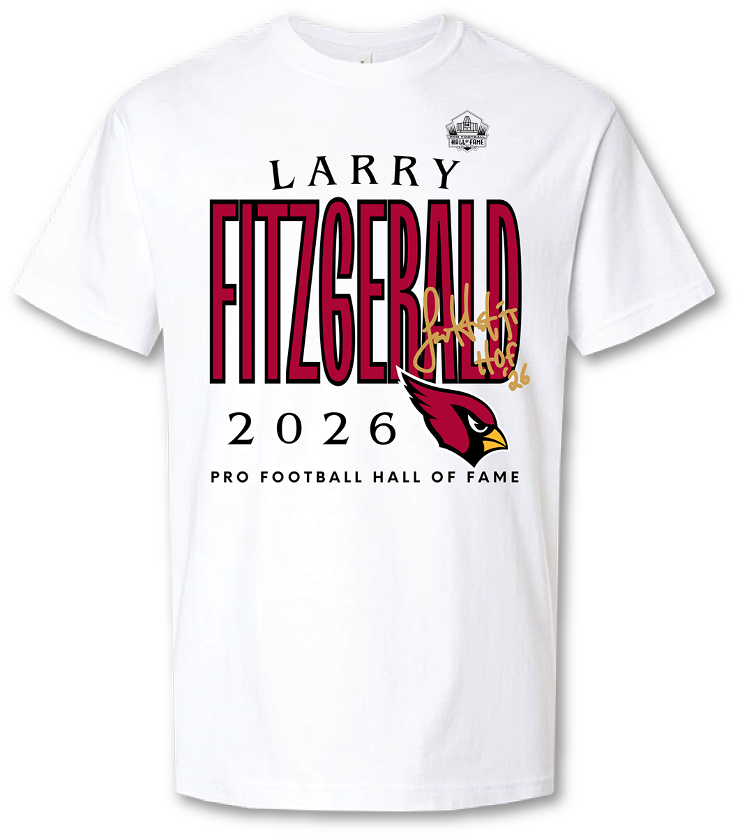 Larry Fitzgerald Cardinals Class of 2026 T-Shirt