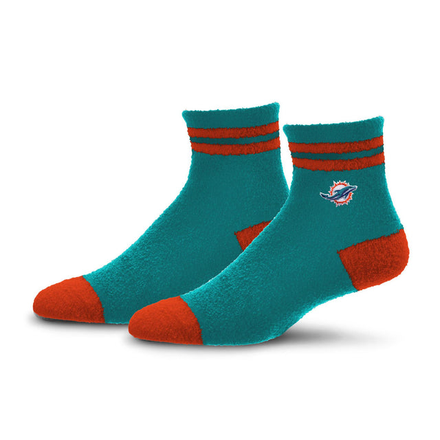 Dolphins 2025 Stripe Cozy Sleep Sock