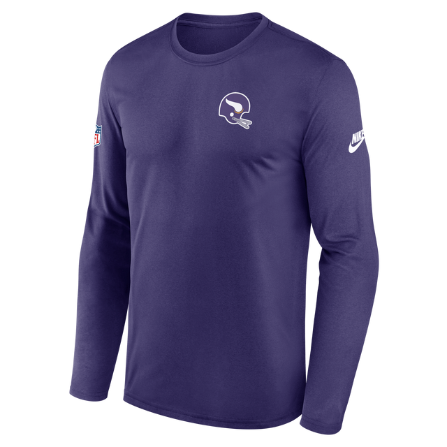 Vikings 2025 Nike Men's Long Sleeve Legend Alternate T-Shirt
