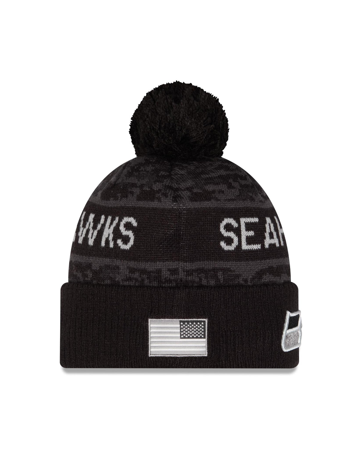 Seahawks 2026 New Era Men's Salute to Service Knit Pro Football Hall of Fame