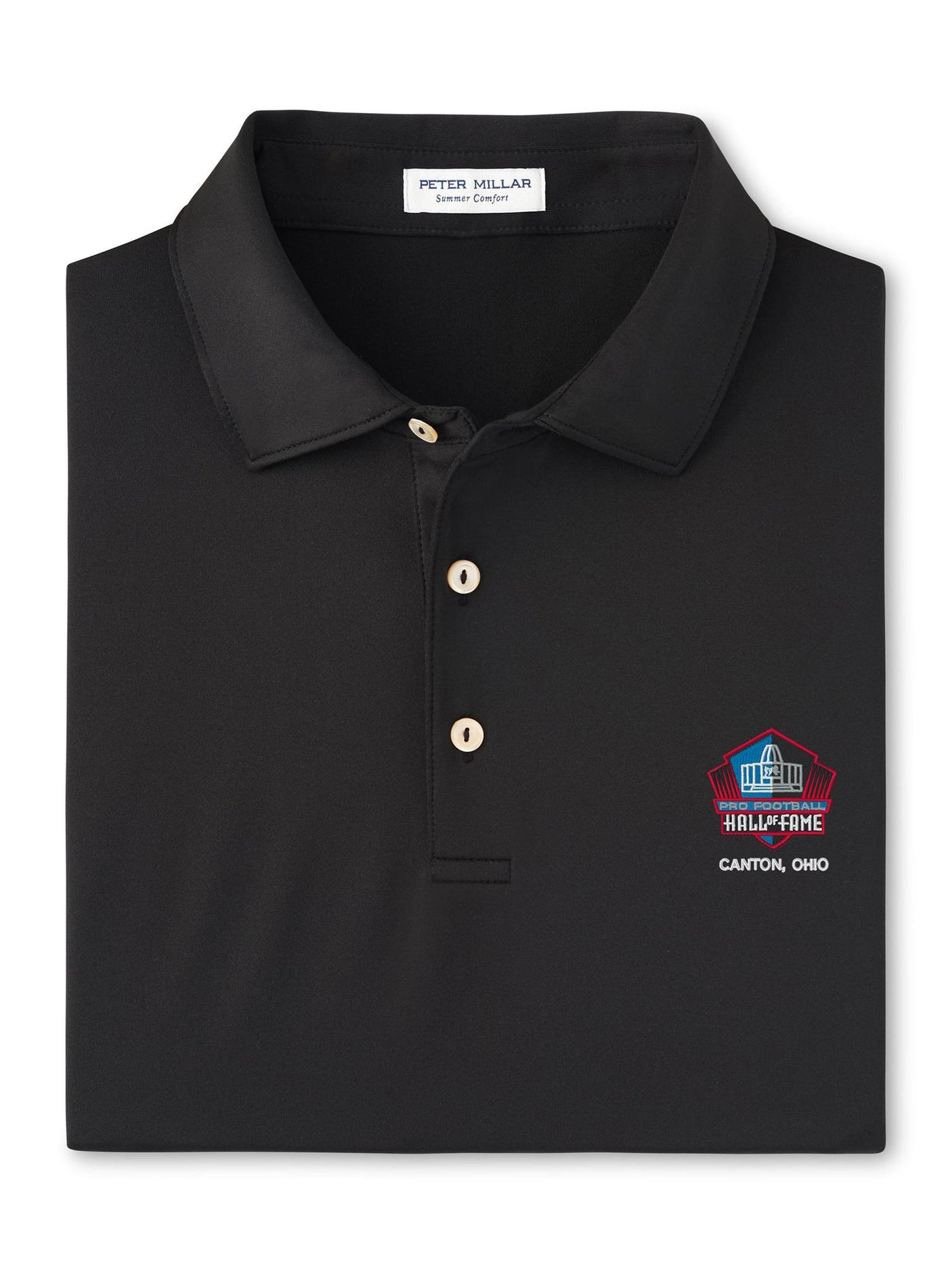 Hall of Fame Peter Millar Men's Solid Performance Jersey Polo
