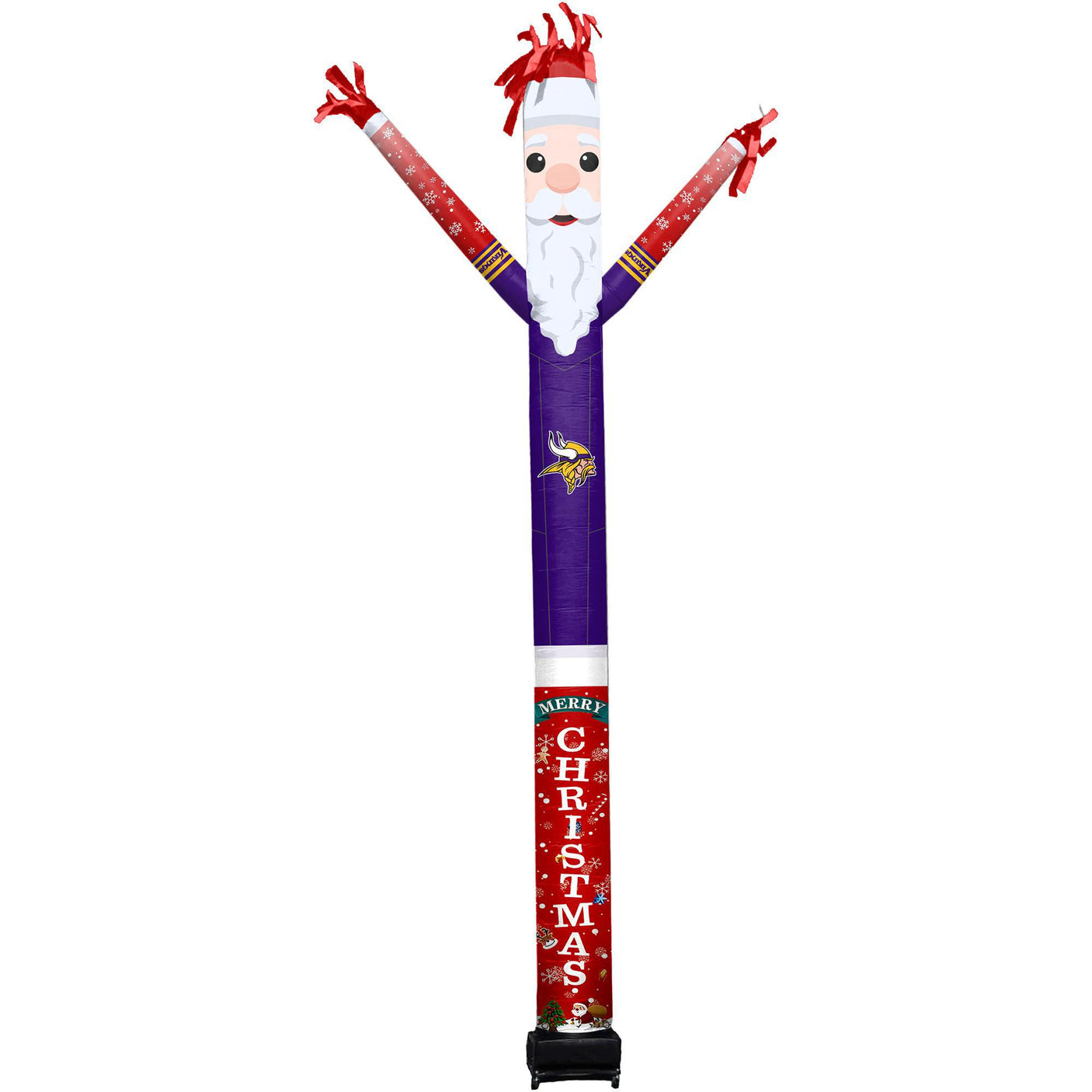 Vikings Team Pride Inflatable Crazy Christmas Santa Sports Fan