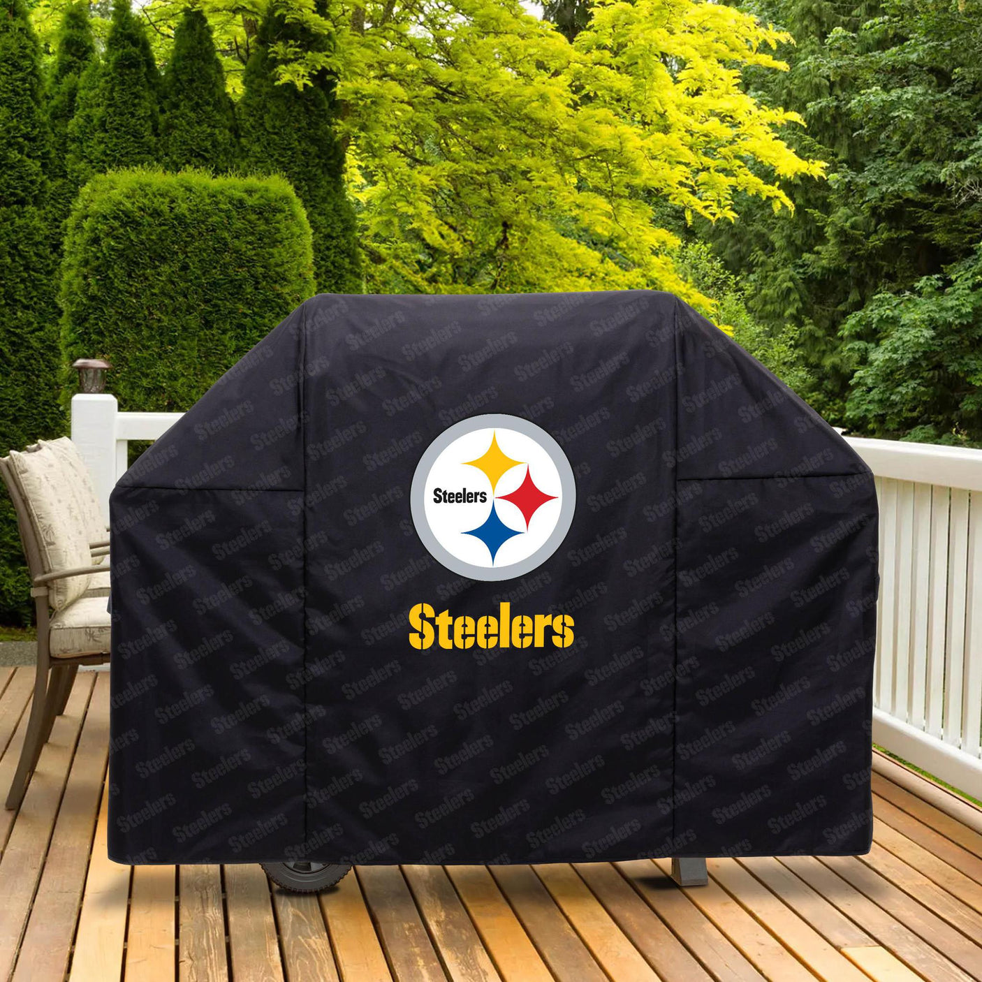 Steelers Heavy Duty Grill Cover