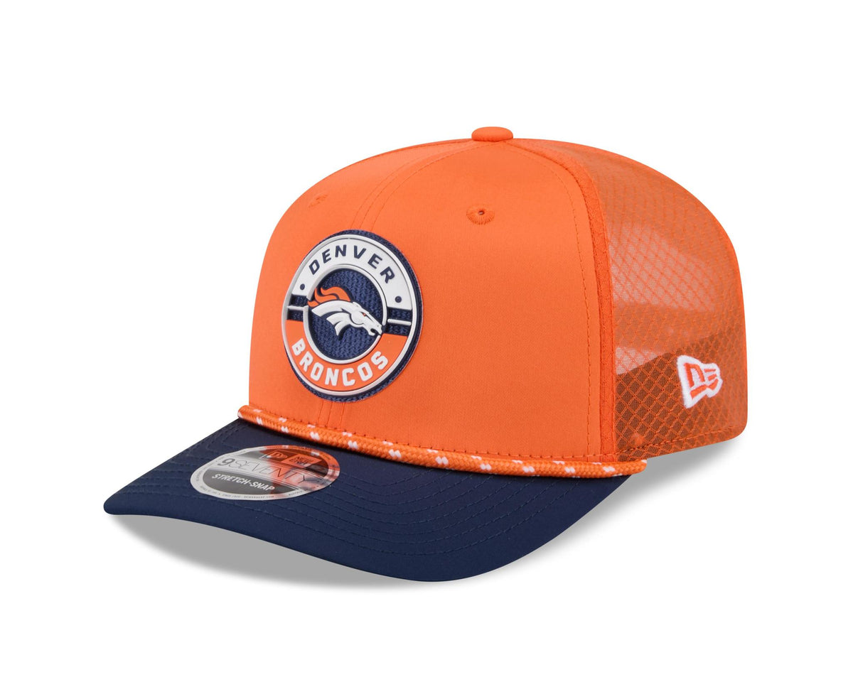 Broncos 2026 New Era Men's 9SEVENTY Stretch Snap Two-Tone Hat Pro Football Hall of Fame