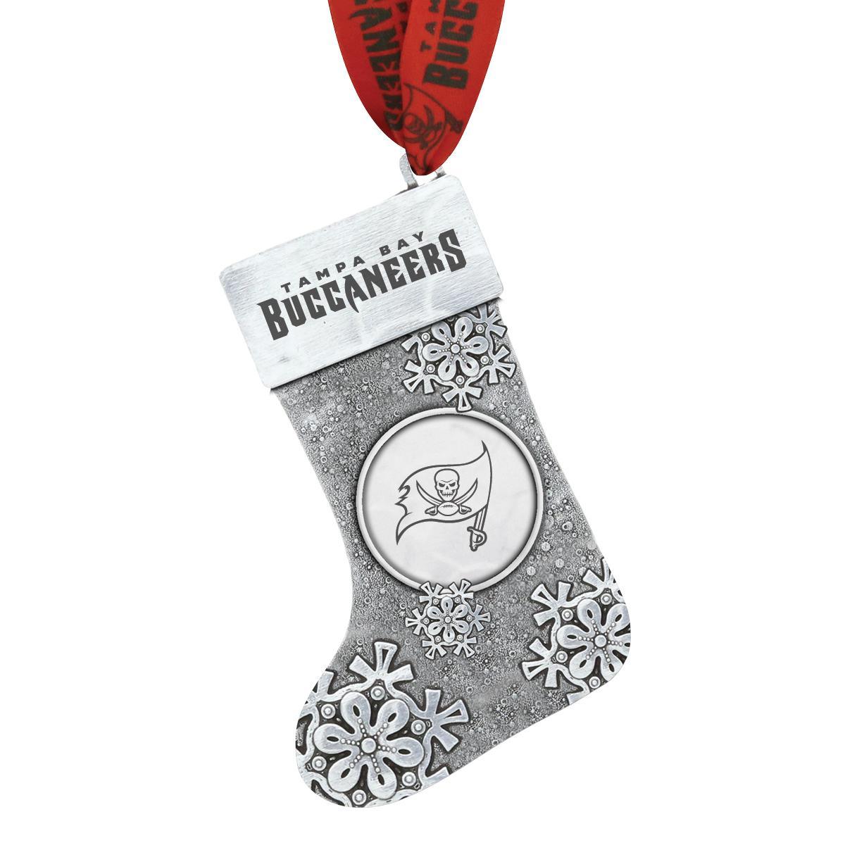 Buccaneers Snowflake Stocking Ornament
