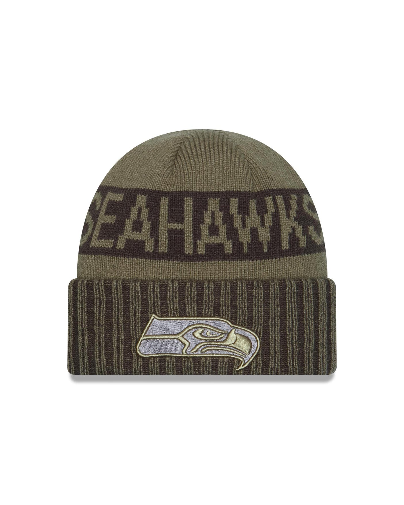 Seahawks 2025 Men's New Era Salute to Service Knit