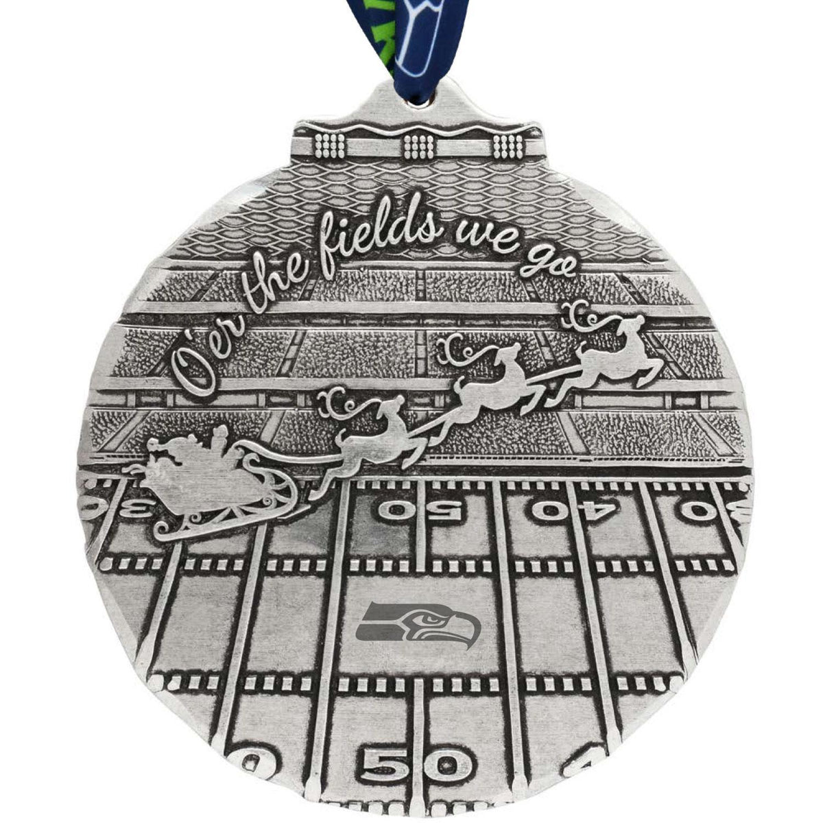 Seahawks O'er The Fields We Go Ornament