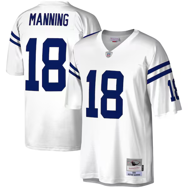 Colts Peyton Manning Mitchell & Ness Replica Jersey - White
