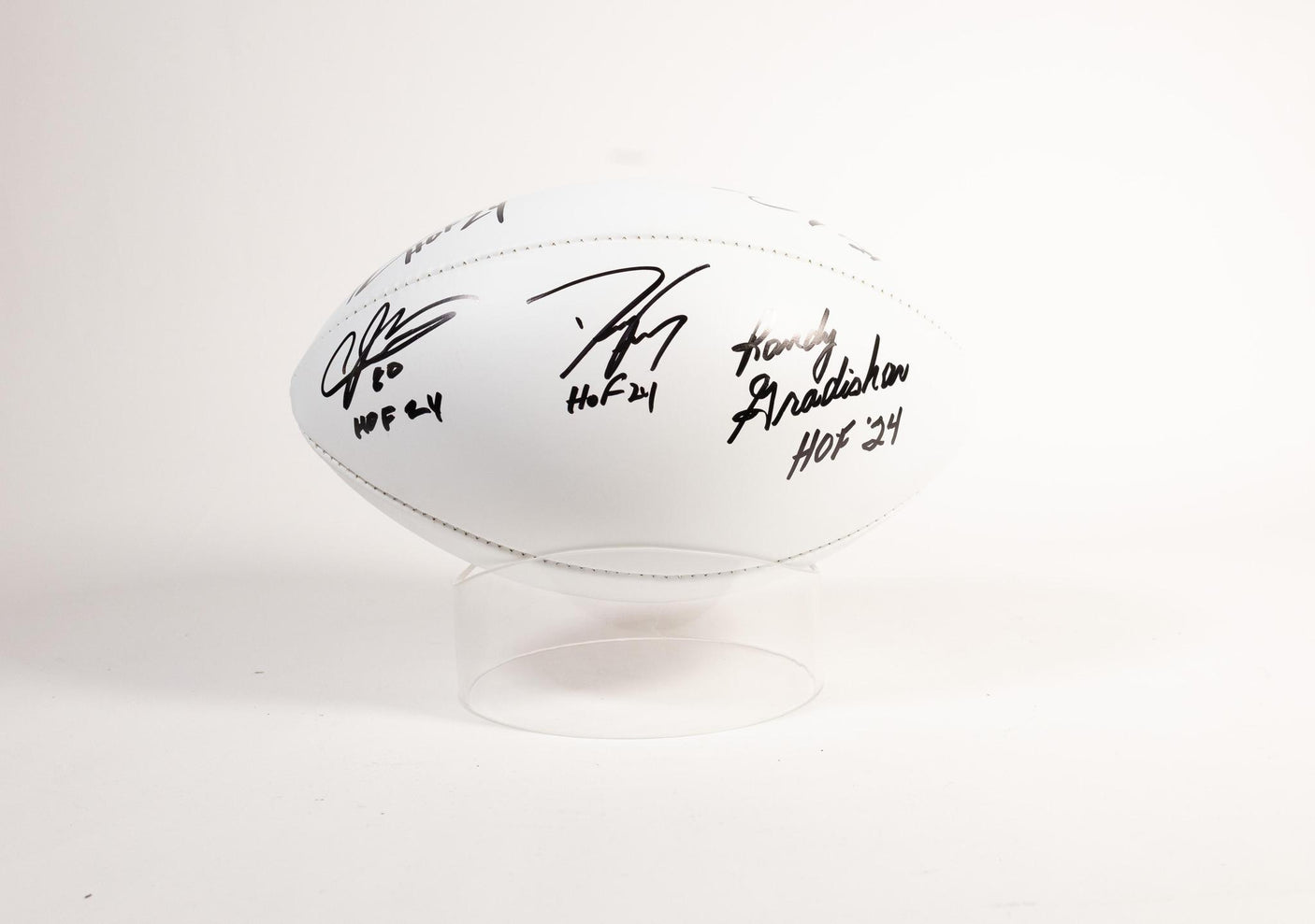 Class of 2024 Autographed Hall of Fame Football