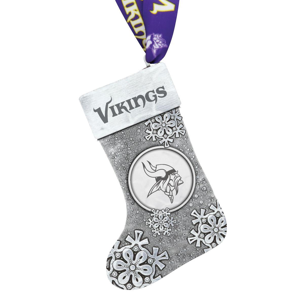 Vikings Snowflake Stocking Ornament