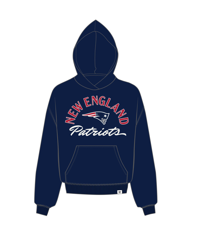 Patriots 2025 '47 Brand Women's Whirlwind Naomi Hoodie