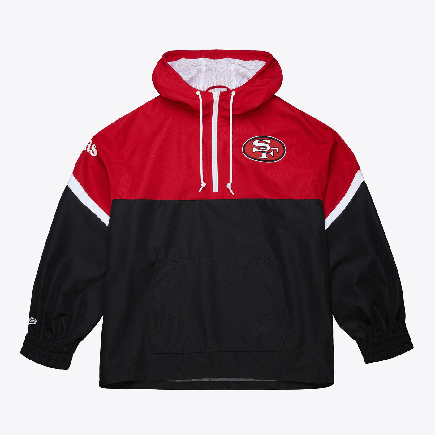 Chiefs 2025 Mitchell & Ness Men's NFL Tie Breaker Anorak Vintage Logo Lightweight Windbreaker