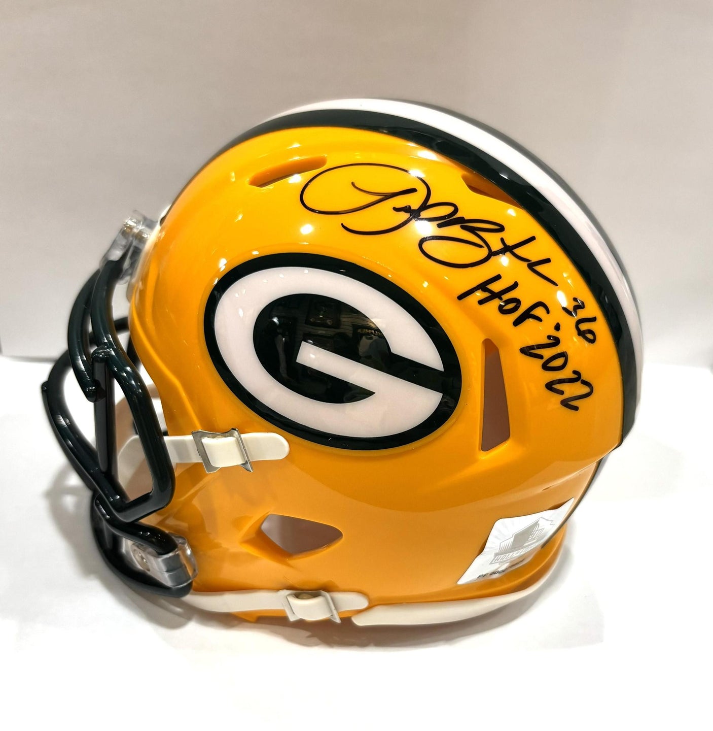LeRoy Butler Autographed Packers Mini Helmet With HOF Inscription