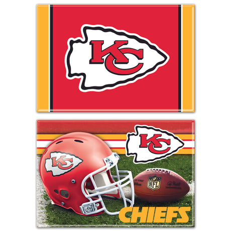 Chiefs 2-Pack Rectangle Magnets