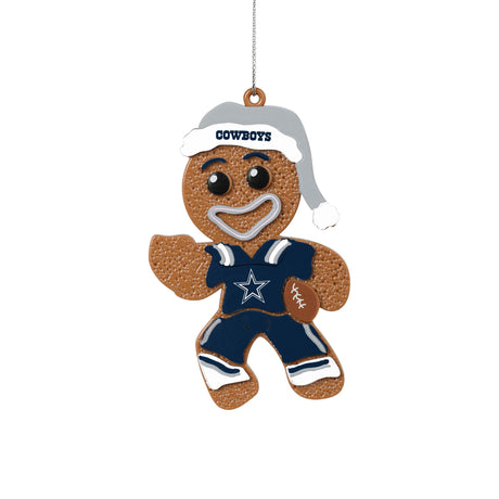 Cowboys Gingerbread Man in Uniform Ornament