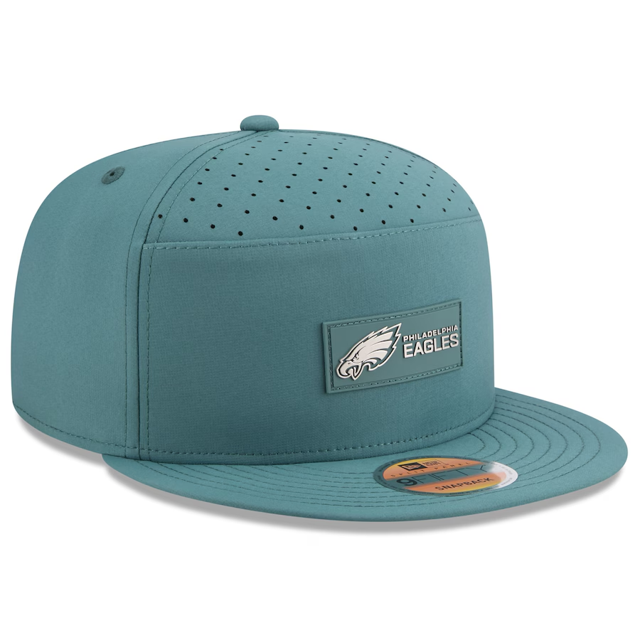 Eagles 2025 New Era Men's 9FIFTY Sideline Hat Pro Football Hall of Fame