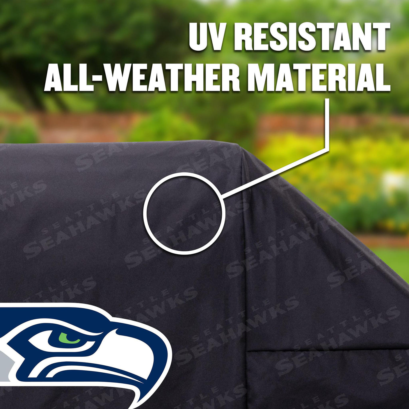 Seahawks Heavy Duty Grill Cover