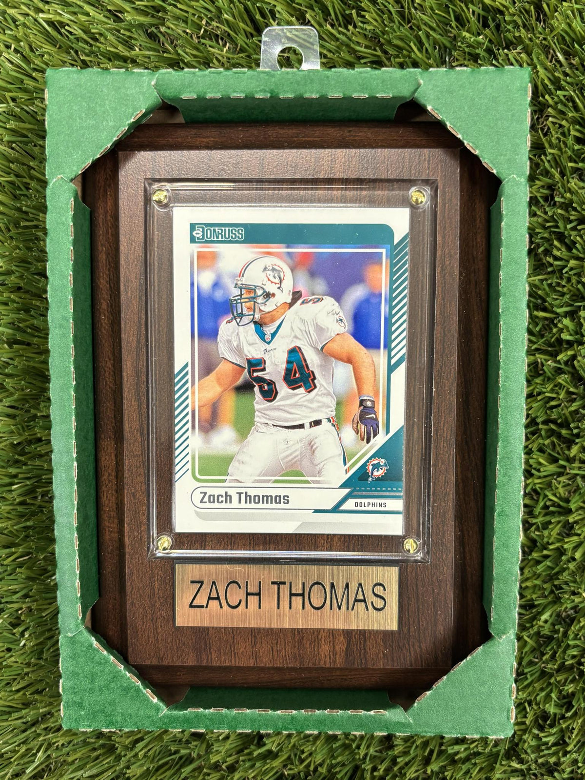 Zach Thomas 4x6 Plaque Pro Football Hall of Fame
