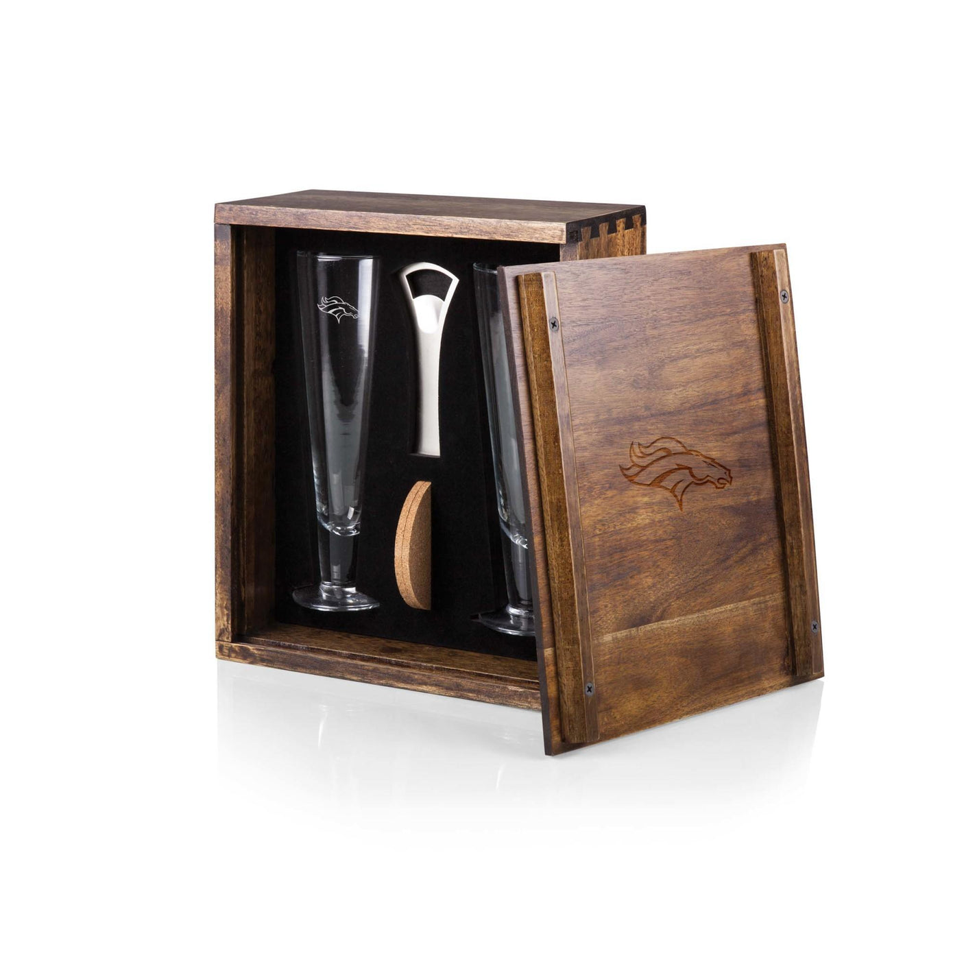 Broncos Pilsner Beer Gift Set For 2 by Picnic Time