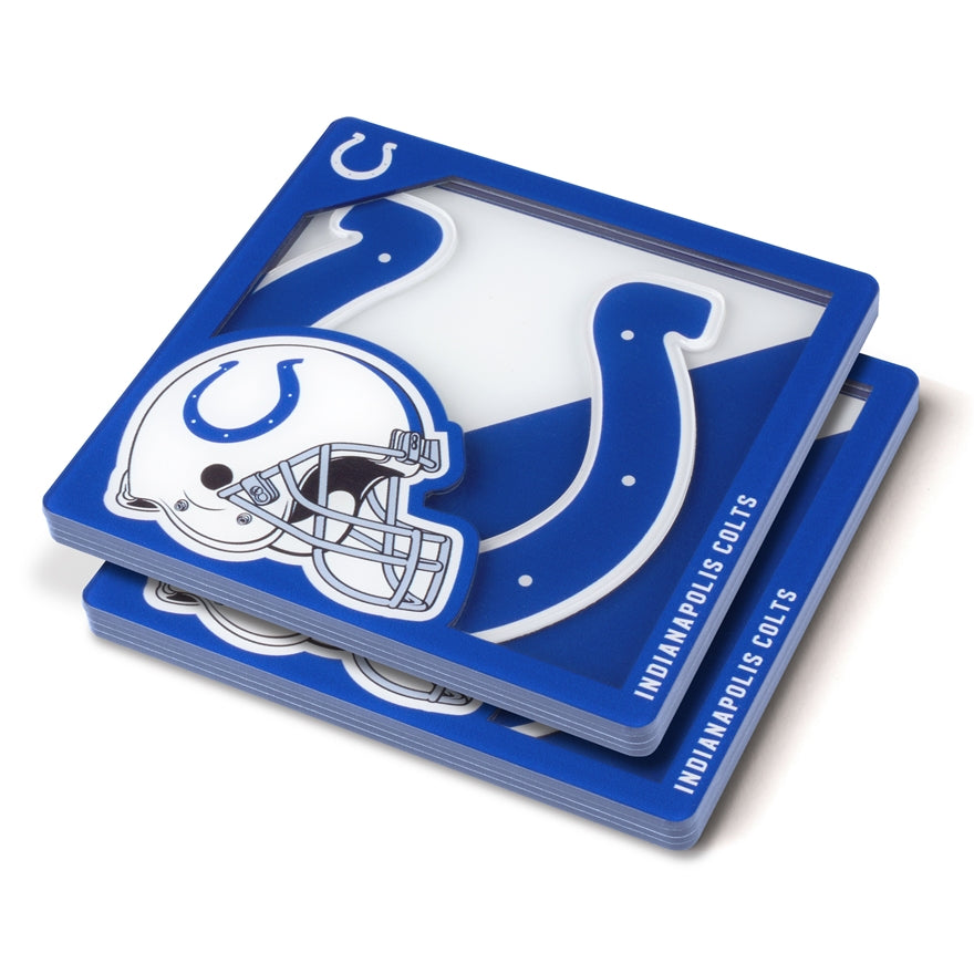 Colts 3D Logo Series Coaster