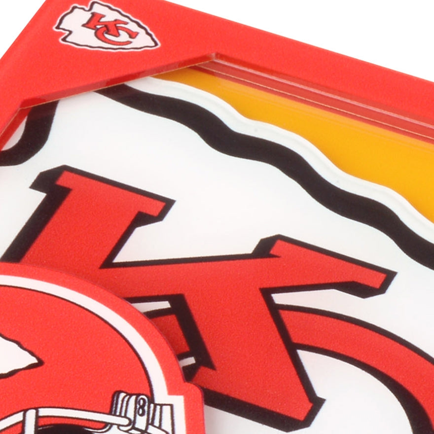 Chiefs 3D Logo Series Coaster