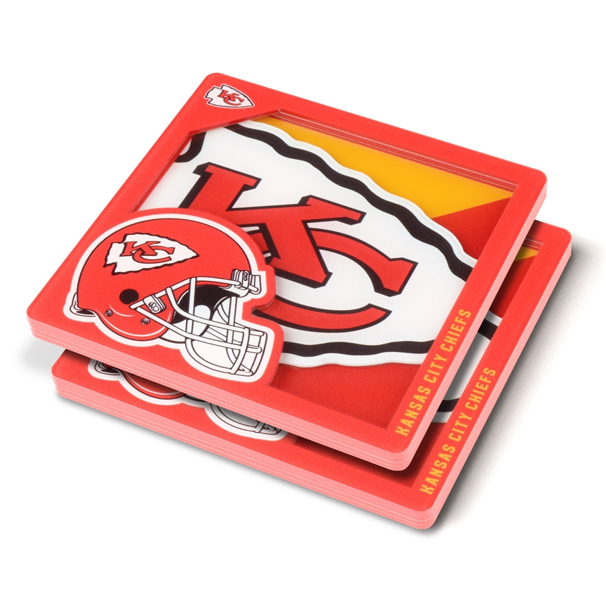 Chiefs 3D Logo Series Coaster