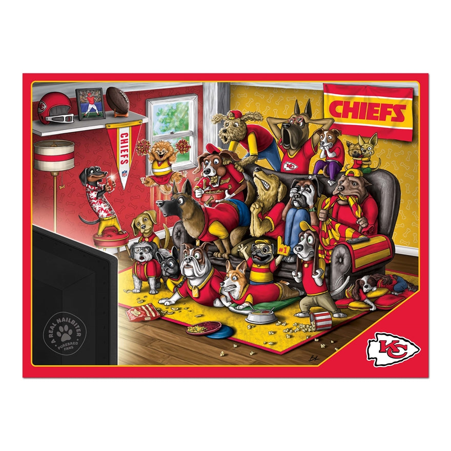 Chiefs Purebred Fans Puzzle - A Real Nailbiter