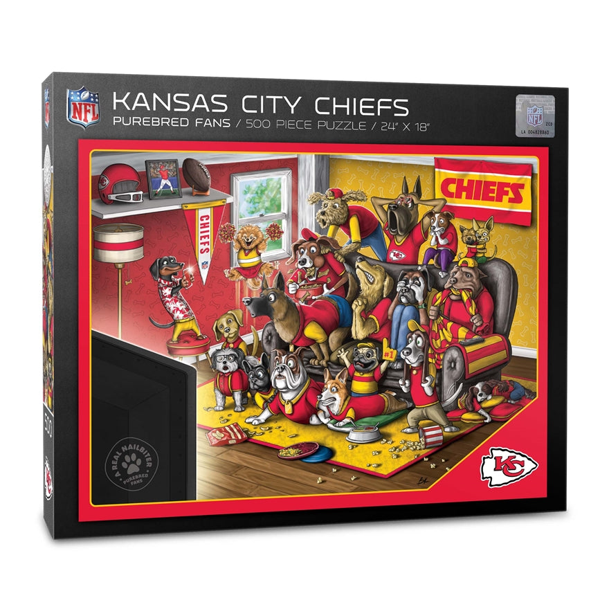 Chiefs Purebred Fans Puzzle - A Real Nailbiter