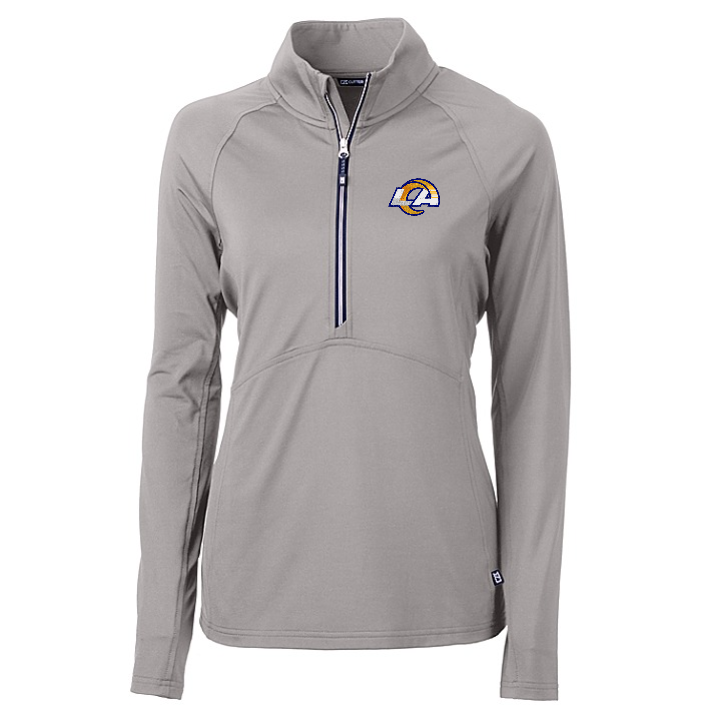 Rams Women's Adapt Eco Knit Half Zip Pullover