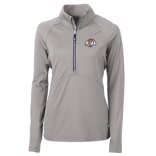 Rams Women's Adapt Eco Knit Half Zip Pullover