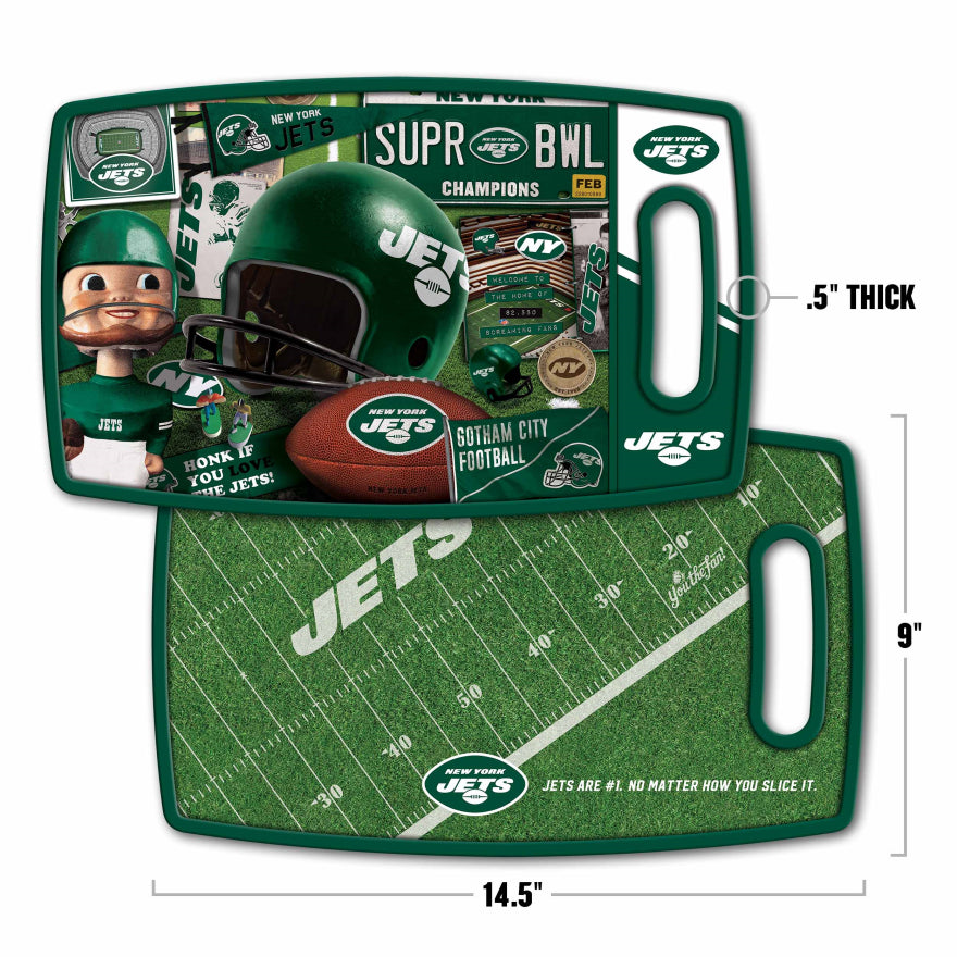Jets Retro Cutting Board