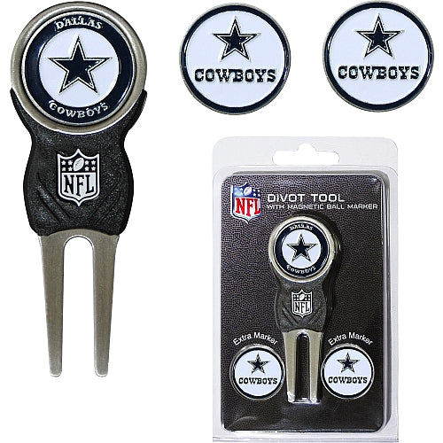 Cowboys Divot Tool & Ball Markers Set Pro Football Hall of Fame