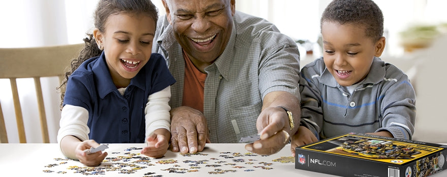 Steelers Purebred Fans Puzzle - A Real Nailbiter