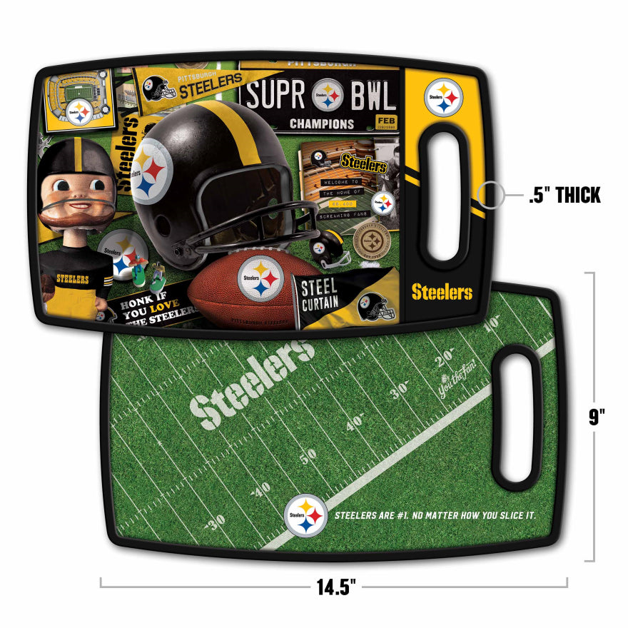 Steelers Retro Cutting Board