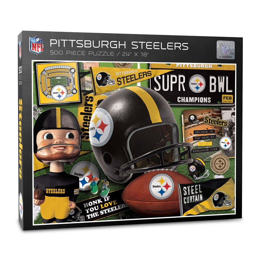 Steelers Retro Series Puzzle - 500 Pieces
