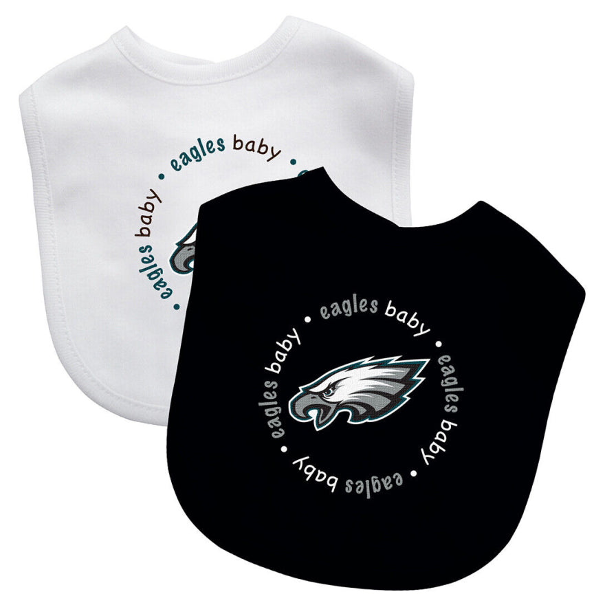 Eagles 2 Pack Baby Bibs
