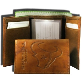 Texans Leather Wallet Pro Football Hall of Fame
