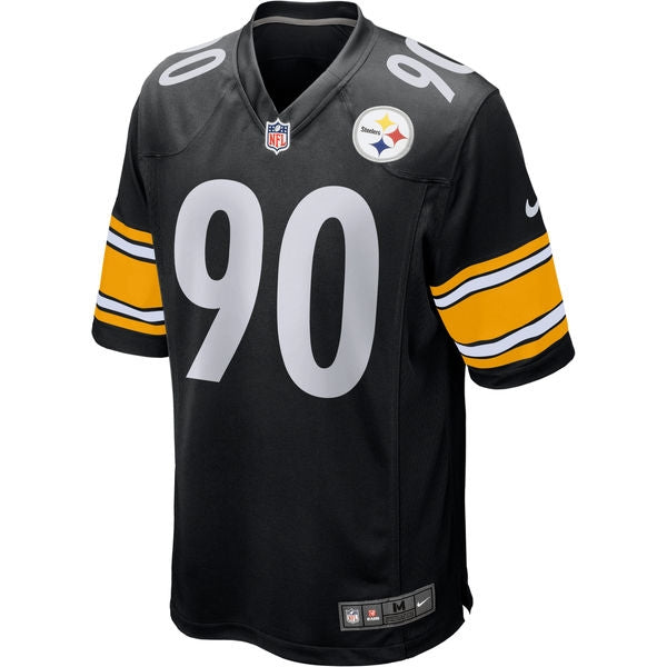 Steelers TJ Watt Nike Men's Black Game Jersey