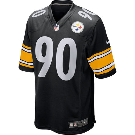 Steelers TJ Watt Nike Men's Black Game Jersey