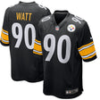 Steelers TJ Watt Nike Men's Black Game Jersey