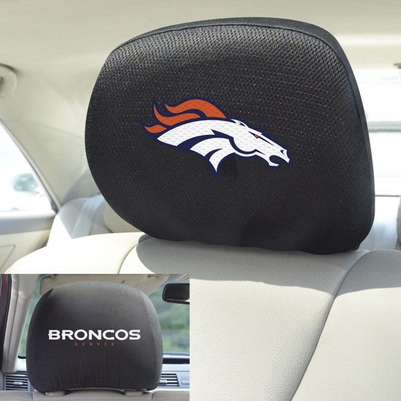 Broncos Headrest Cover