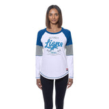 Lions 2025 New Era Women's White Long Sleeve T-Shirt