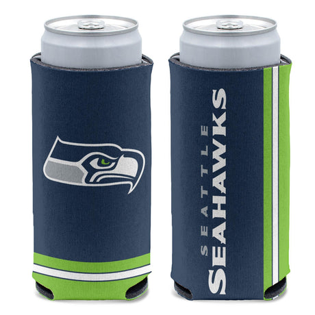 Seahawks 12oz Logo Slim Can Cooler